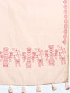 Elagent Bhagalpuri Jute Flower Printed Sandal Saree BJS44