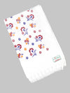 Cool Touch Napkin Print Cotton Towel (4 PCs Pack)