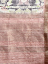 Elegant Semi Linen Flower Digital Brown & Sandal Saree SL59