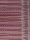 Semi Tussar Purple & Sandal Flower Embroidery Saree ST93