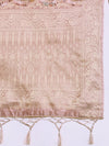 Elegant Dola Silk Pink Digital Print with Jari Border Sarees DS06