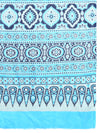 Elegant Blue & Grey Flower Printed Pure Cotton Saree PCS54