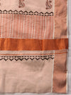 Kerala Copper Tissue Printed Saree with Zari Border OKS32 Onam Collection