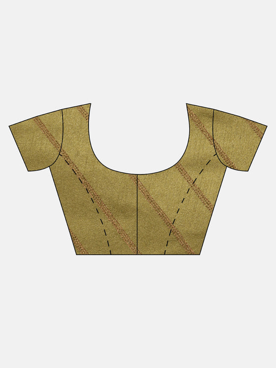 Womens Bhagalpuri Jute Saree Mustard ST59
