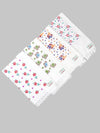 Cool Touch Napkin Print Cotton Towel (4 PCs Pack)