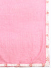 Beautiful White with Pink Printed & Embroidered Kurti Set PKS06