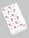 Cool Touch Napkin Print Cotton Towel (4 PCs Pack)