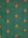 Womens Semi Silk All Over Designed Sandal Saree with Green Zari Border SS24