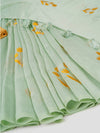 Bhagalpuri Jute Embroidery Saree Pista Green BJS25