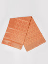 Stylish Orange Semi Kora Cotton Saree SK70