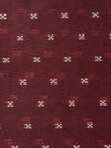 Women Grey & Maroon Floral Printed Dola Semi Weaving Printed Saree DSP04