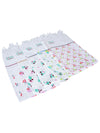 Diamont Print Cotton White Bath Towel