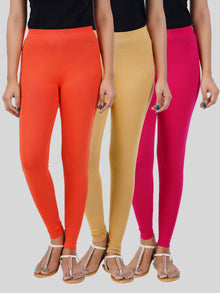  Ankle Fit Leggings 3 PCs Combo Pack CHP