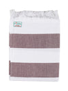 Cotton Stripe Colour Bath Towel Pretty