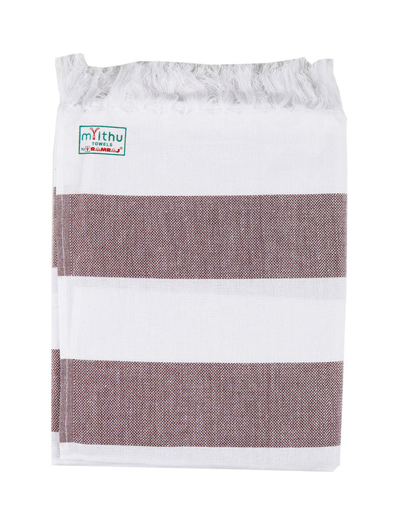 Cotton Stripe Colour Bath Towel Pretty