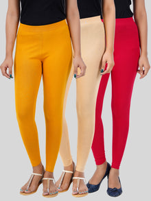  Ankle Fit Leggings 3 PCs Combo Pack MSR