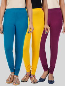  Churidar Leggings 3 PCs Combo Pack PGW