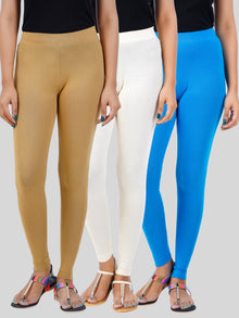  Ankle Fit Leggings 3 PCs Combo Pack SCB