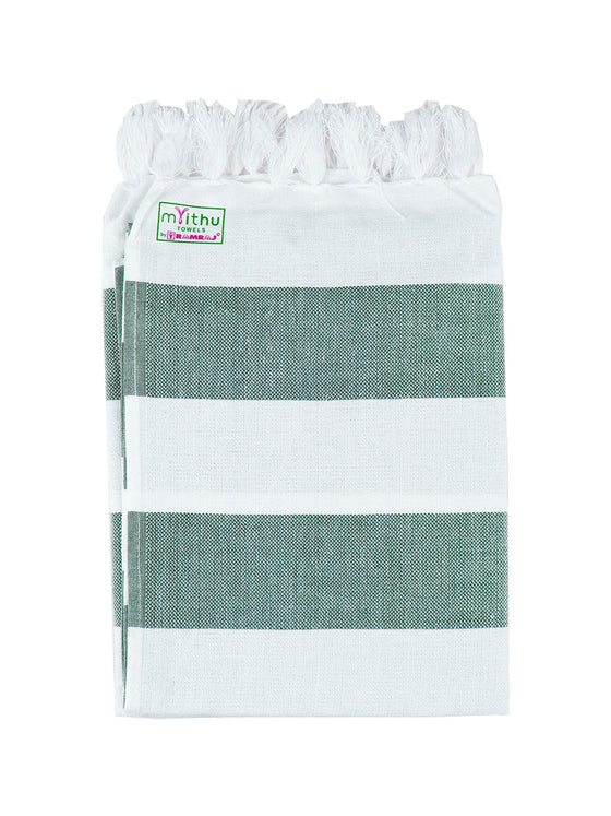 Cotton Stripe Colour Bath Towel Pretty