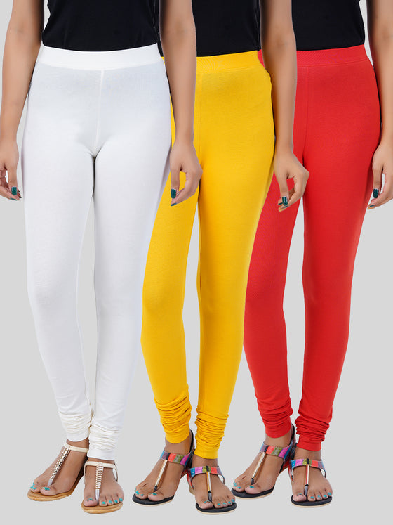 Churidar Leggings 3 PCs Combo Pack CGO