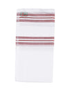 100% Cotton Checked White Bath Towel Blossom