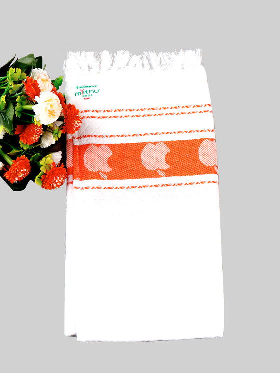 Cotton White Bath Towel Kiwi