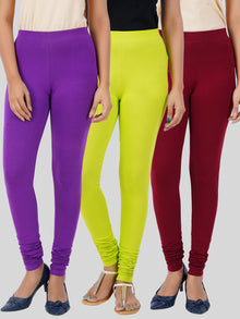  Churidar Leggings 3 PCs Combo Pack VGM