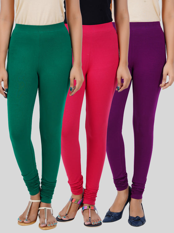 Churidar Leggings 3 PCs Combo Pack GOF