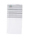 100% Cotton Checked White Bath Towel Blossom