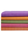 Hero Checks Towel Colour (2 PCs Pack)