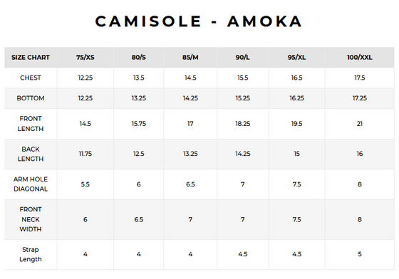 Combed Cotton with Elastic Binding Camisole Amoka White (2PCs Pack)