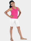 Girl's Cotton with Elastane Mixed Tights White (2PCs Pack)
