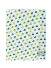 Cotton White Print Bath Towel NO756 (2 PCs Pack)