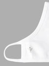 Flexible Knitted Face Mask 3 Layer - White (6 Pcs Pack)