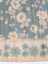 Semi Tussar Woven Embroidery Saree Blue with Sandal STWE13