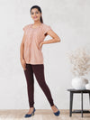 Churidar Fit Spandex Stretchable Leggings Coffee Brown