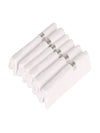Feather Touch White Hand Kerchief (6 in 1)