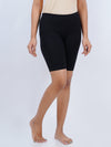 Cotton Stretchable Comfort Knitting Tights Black (2Pcs Pack)