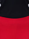 Churidar Fit Spandex Stretchable Leggings Chilly Red
