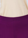 Ankle Fit Spandex Stretchable Leggings French Wine