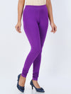 Churidar Fit Spandex Stretchable Leggings Light Violet