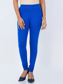 Churidar Fit Spandex Stretchable Leggings Light blue