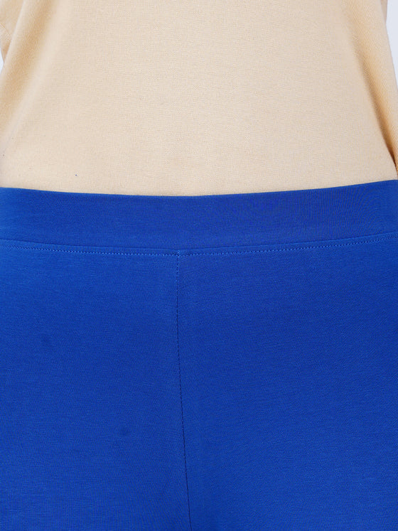 Churidar Fit Spandex Stretchable Leggings Royal Blue