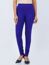Churidar Fit Spandex Stretchable Leggings Violet
