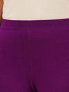 Churidar Fit Spandex Stretchable Leggings French Wine
