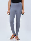 Ankle Fit Spandex Stretchable Leggings Dark Grey
