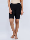 Cotton Stretchable Comfort Knitting Tights Black (2Pcs Pack)