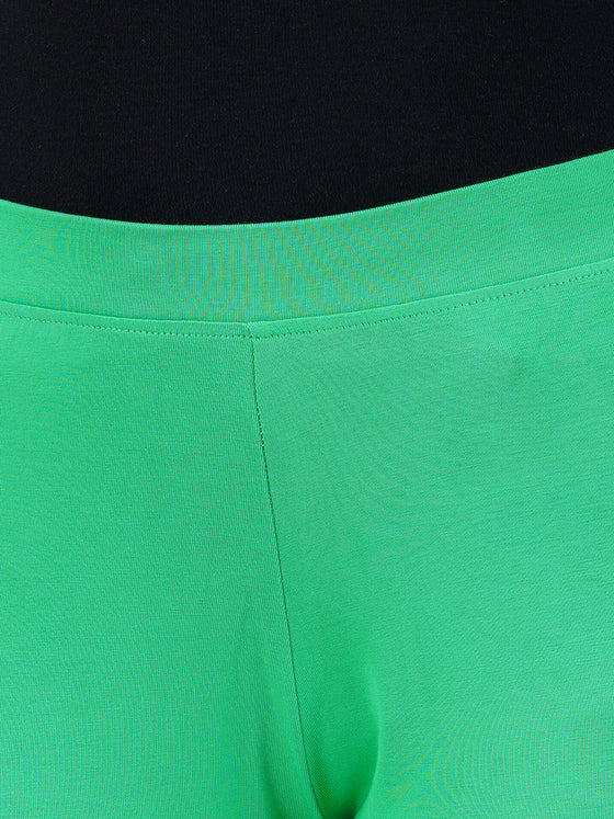 Churidar Fit Spandex Stretchable Leggings Cool Green