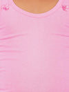 Girl's Combed Cotton Round Neck Comfort Camisole Colour (2PCs Pack)
