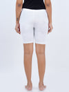 Cotton Stretchable Comfort Knitting Tights White (2Pcs Pack)